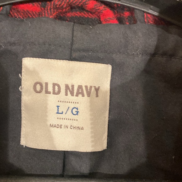 Old Navy plaid jacket. Size Lg - Picture 8 of 10